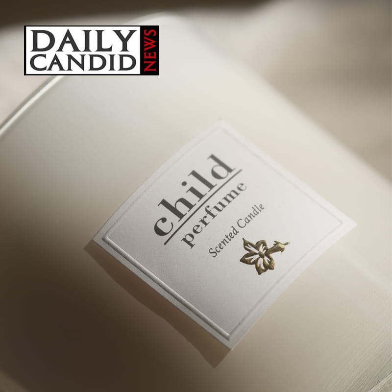 Child Perfume Scented Candle - details below